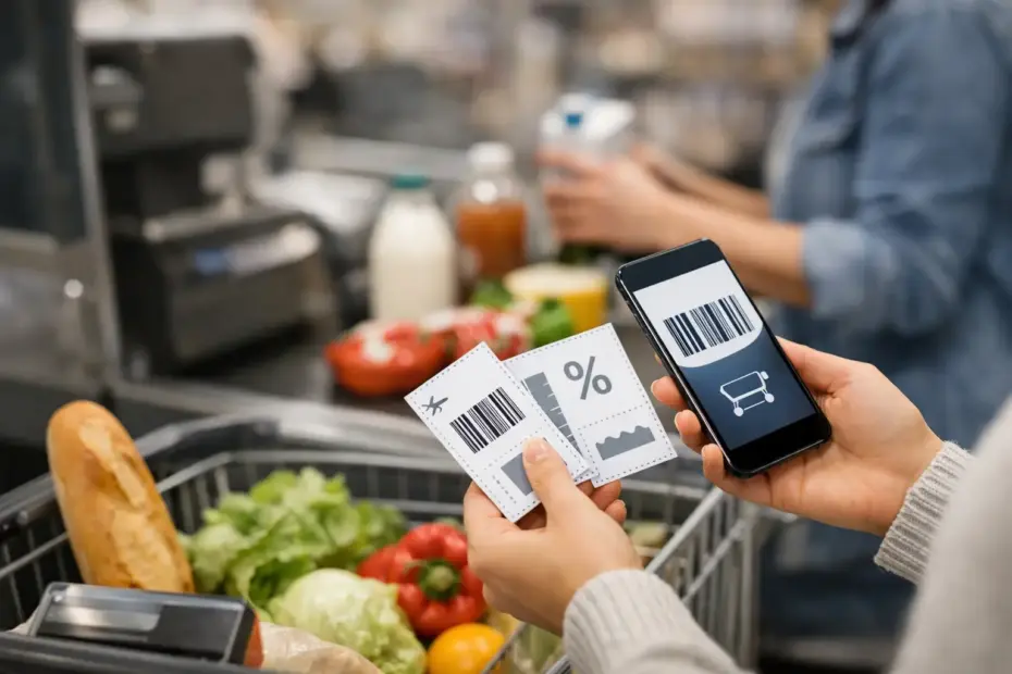 Coupons beim Einkauf nutzen und mehr sparen